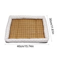 thumbnail image 3 of Qocolcyl Floral Square Washable Dog Bed Cushion,Thick Non Slip Soft Breathable Pet Sleeping Sofa Mattress for Small Medium Dogs All Season Use, 3 of 6