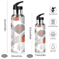 thumbnail image 2 of Yayeee 20oz Insulated Water Bottle Double Wall Stainless Steel with Flip Straw Lid, Snow Cartoon Houses, 2 of 7
