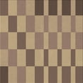 thumbnail image 1 of Ahgly Company Indoor Square Patterned Brown Sand Brown Area Rugs, 5' Square, 1 of 1