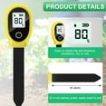 thumbnail image 5 of BIBABLYKE Portable Soil Moisture Meter Soil Moisture Tester Easy to Read Soil Moisture Gauges for Accurate Measurement Plant Health, 5 of 7