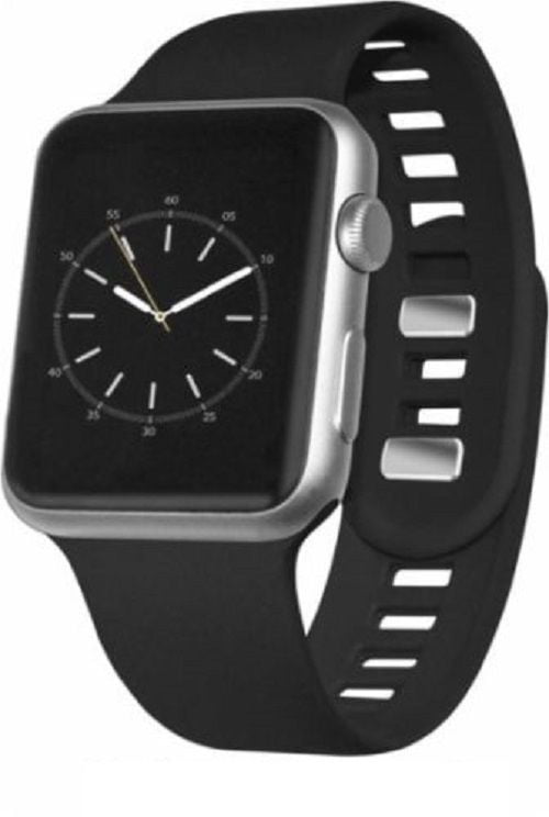 Silicone Sport Band for Apple Watch ® 42mm - Black WESC04201- MSRP $24.99
