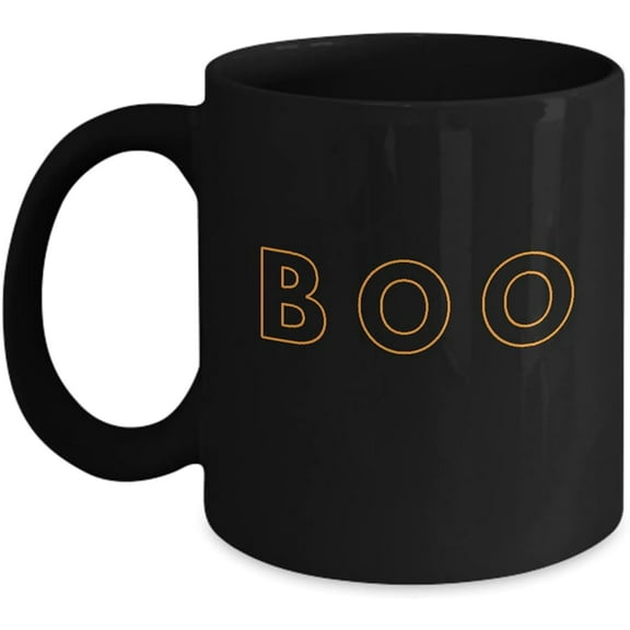 Halloween Mug - BOO -11oz Unique Funny Coffee Cup -Halloween Gifts-Funny mug gifts