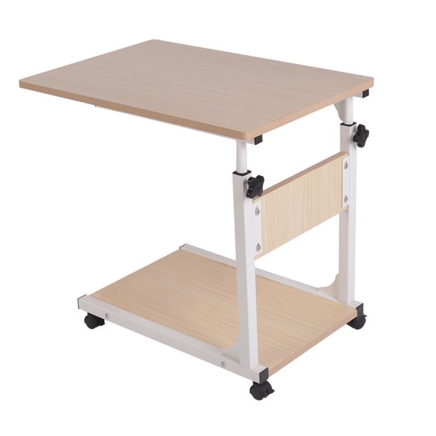 Umfun Side Table Adjustable Laptop Stand Portable Cart Tray Side Table Studying Desk Walmart Com Walmart Com