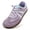 Purple, variant on Women's Wide-Toe Casual Sneakers: Breathable Mesh-Synthetic Leather Upper, Lightweight Non-Slip Walking Shoes