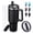 Black, variant on SUNSOC 40 oz Insulated Water Bottle with Handle, Leakproof Travel Mug, Stainless Steel Cup for Work, Gym and Travel