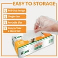 thumbnail image 5 of Gorilla Supply Disposable Kichen Poly PE Gloves, Food Grade, BPA Free, 500 Count, Large, 5 of 6