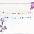 thumbnail image 6 of OUNONA Assorted Color Paper Garland for Baby Room Decoration Perfect for Birthday Party or Baby Shower Banner 2PCS, 6 of 8