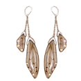 thumbnail image 1 of CNKOO Fairy Cicada Butterfly Wings Earrings Fantasy Tassel Jewelry Gradient Colorful Rhinestone Sequins Long Drop Earrings, 1 of 3