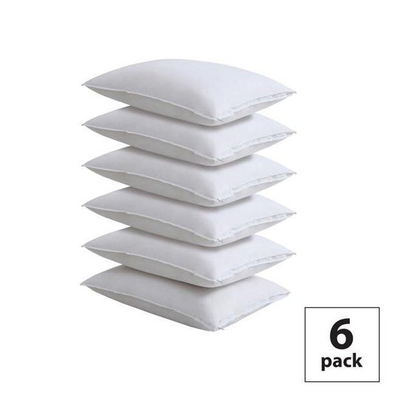 Fresh Ideas 6-Pack 100% Cotton Pillow Protectors, Standard