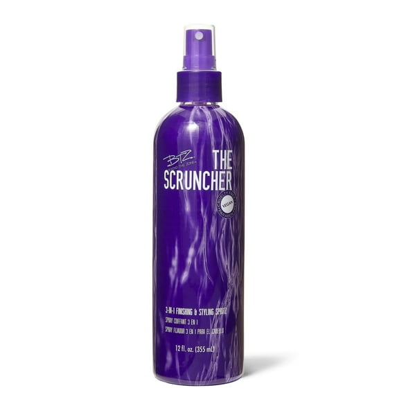 Beyond The Zone The Scruncher 3-in-1 Spray, Defines curls and waves, Natural Organic Extracts, 12 Oz