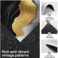 thumbnail image 3 of Black and Gold Marble Glitter Streaks Pattern Kitchen Rugs Sets Of 3,Kitchen Runner Rugs Non Skid Washable,Decorative Kitchen Floor Mats for Kitchen,Sink,Laundry,17"x30"+ 17"x47" + 17"x59", 3 of 6