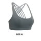 thumbnail image 3 of Sonducket Sujetadores deportivos Entrenamientos Material elástico de primera calidad Sujetador deportivo Ejercicio de ductilidad Deporte Prop Ropa interior gris claro XL, 3 of 6