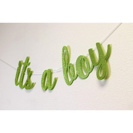 All About Details It S A Boy Cursive Banner 1set Baby Shower Party All About Details It S A Boy Cursive Banner 1set Baby Shower Party