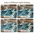 thumbnail image 7 of ODIKA 4'x6' Ultra-Soft Area Rug, Minimalist Interlocking Rectangular Asymmetrical Varied Width None Washable, Bare feet friendly, Silk-Touch for Bedroom Home office, 7 of 7