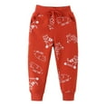 thumbnail image 2 of Piuwrlz Boys Jogger Pants for Kids Sweatpants Long Pant Red Size 4 Years, 2 of 9
