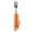 OR1, variant on Weighted Fork for Elderly Orange Stainless Steel 9.1" x 1.2" – Anti Tremor Adaptive Utensil for Parkinson's Arthritis Dining – 1 Piece