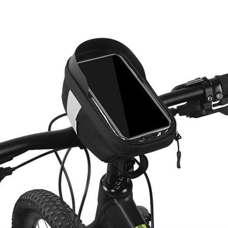 Touchscreen Bike Phone Bag Waterproof Phone Holder Cycling Tube Front Frame Bag Bicycle Bag Cellphone Pouch Fitness Equipment Bicycle Storage Bag Bike Accessories Walmart Canada