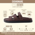 thumbnail image 3 of Cushionaire Estate Womens Sandals with Cut-Out Band & Adjustable Strap with Memory Foam, Summer Sandals for Women, 3 of 20