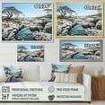 thumbnail image 4 of Designart "The Rugged Charm Of River Landscapes" Coastal Coral Under Water Floater Framed Canvas Prints, 4 of 5