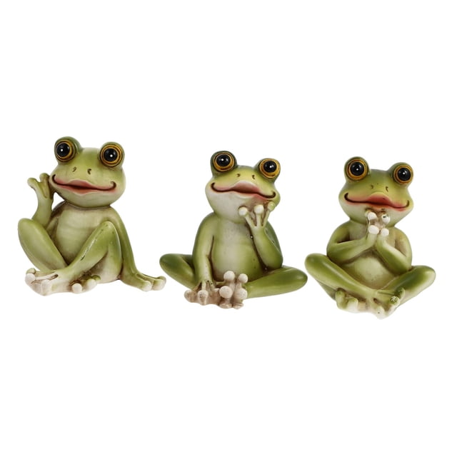 3 uds adornos de rana decoración ranas adornos de escritorio ranas estatua adornos ranas estatuas escritorio ranas adornos