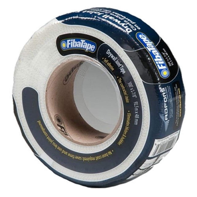 Cinta adhesiva para juntas FibaTape FDW6581-U, 4,8 cm x 91 m, blanca