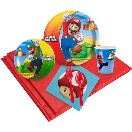 Super Mario Brothers 24 Guest Party Pack Walmart com Super Mario Brothers 24 Guest Party Pack Walmart com