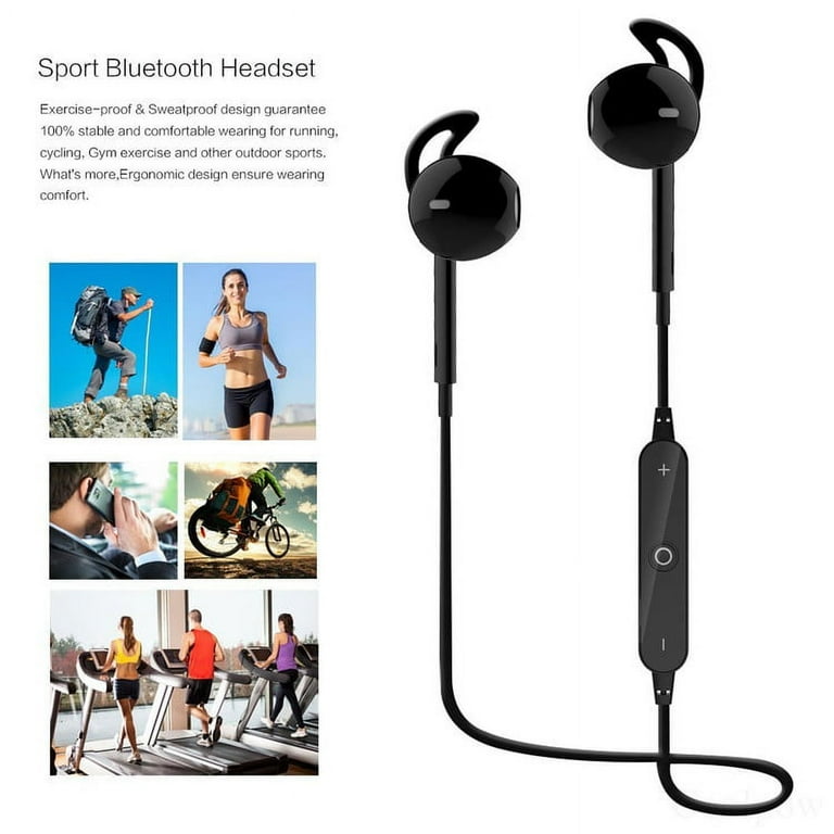 Wireless Headphones Boltune Bluetooth Wireless Headphones HiFi Audio Waterproof 10 Hours Playtime Bluetooth Headphones Sports Earphones Wireless Earbuds with Mic Walmart