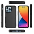 thumbnail image 2 of TakFox For Apple iPhone 14/14 Pro/14 Plus/14 Pro Max Case,Full Body Heavy Duty Shockproof Hybrid Dual Layer Rubber Drop Protection Rugged Cover,Black, 2 of 7