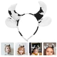 thumbnail image 5 of KAKOWELY Diadema con orejas de vaca, diadema de peluche, diadema con orejas de animal para cosplay, accesorio para fiesta de disfraces, 5 of 5