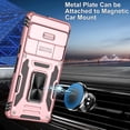 thumbnail image 4 of Pixel 7 Pro case, Google Pixel 7 Pro Case with Slide Camera Cover, Shockproof Google Pixel 7 Pro Phone Case with Magnetic Kickstand Case for Google Pixel 7 Pro Rose Gold, 4 of 12