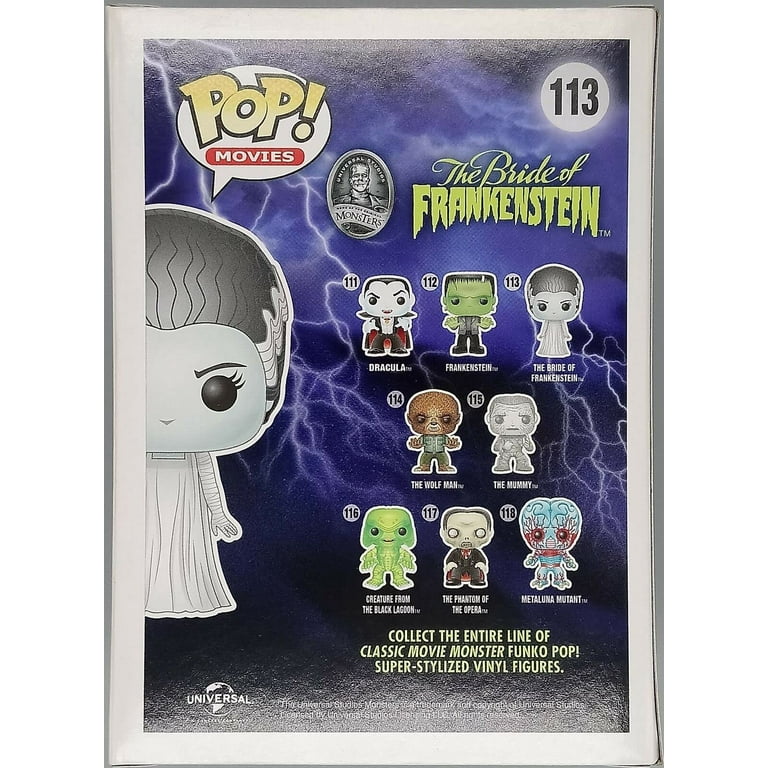 Funko POP! Movies Universal Monsters The Bride of Frankenstein #113 [Glow  in the Dark]