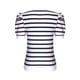 thumbnail image 5 of Camisetas de Manga Corta para Mujeres Camisetas de Manga Corta de Puff de Punto de Moda con Cuello a Rayas, Camisetas de Verano Casuales, 5 of 7