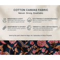thumbnail image 5 of Printed Cotton Canvas Fabric by Soimoi | Floral Pattern - Blue | 56 Inch Wide | Sold By 10 Yard | Heavy Duty Craft & Upholstery Fabric, 5 of 7