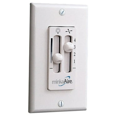 Minka-Aire 4 Speed Wall Control - White - WC116L
