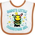 thumbnail image 3 of Inktastic Papa's Little Christmas Bee Boys or Girls Baby Bib, 3 of 4