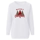 thumbnail image 5 of Sudadera de Cuello Redondo de Navidad Para Mujer Tops Transpirables Cómodos de Manga Larga Con Estampado de Moda Odeerbi  ODB196733, 5 of 6