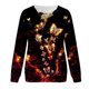 thumbnail image 4 of Camisas informales de manga larga para mujer, jersey con estampado de mariposa, Tops, jersey de cuello redondo, túnica holgada con estampado de puesta de sol Pompotops gfhjh17489, 4 of 5