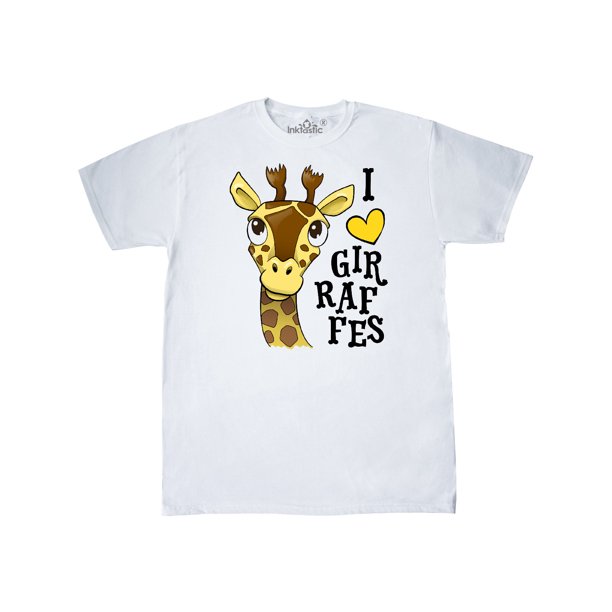 INKtastic I love Giraffes TShirt