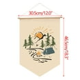 thumbnail image 2 of Bandera decorativa para campamento al aire libre, bandera para acampar, bandera de cuerda, bandera para acampar, bandera colgante para campamento, suministros de decoración para campamento de verano, 2 of 2