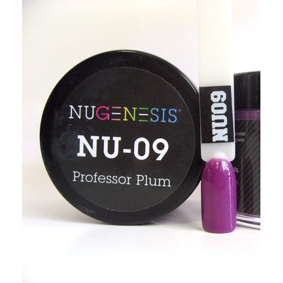 NUGENESIS Nail Color Dip Dipping Powder 1.5oz/jar - NU09 Professor Plum
