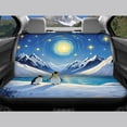 thumbnail image 2 of Uourmeti Penguin Starry Night Print Car Seat Covers Non-Slip Car Seat Covers Full Set Washable Interior Decor Breathable Fit for Truck Sedans, 2 of 5