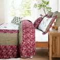 thumbnail image 5 of Home Soft Things 7 Piece Saigon Bedspread Set - Green - Oversize King (122" x 106"), 5 of 11