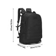 thumbnail image 2 of Mochila Táctica Grande LING HAO 40L Impermeable Militar Color Negro, 2 of 5