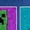 Royal Blue, variant on Boy's Minecraft Character Boxes Pull Over Hoodie Navy Blue Heather Small