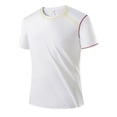 thumbnail image 4 of JIAYUE Men's T Shirt Relaxed Fit Casual Fashion Round Neck Casual Short Sleeve Tees Everyday Soft Lightweight Breathable For Outdoor Workout And Sport Wear, 4 of 4