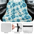 thumbnail image 6 of Drydeepin Blue White Cherry Blossom Car Seat Covers for Backseat, Rear Bench Seat Cover Towel Sweat Absorbent Saddle Blanket Seat Protector Universal Auto Accessories for Trucks Van SUV, 6 of 7