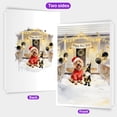 thumbnail image 2 of Happy New Year 2026 Cairn Terrier Santa Gnome Holiday Party Snow 5x7in Folded Greeting Card Cairns Dog Lover Single Note Card with Envelope - 13019, 2 of 5