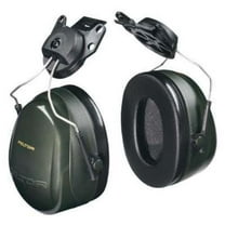 PELTOR™ Optime™ 101 Earmuff, 24 dB NRR, Dark Green, Cap Mount