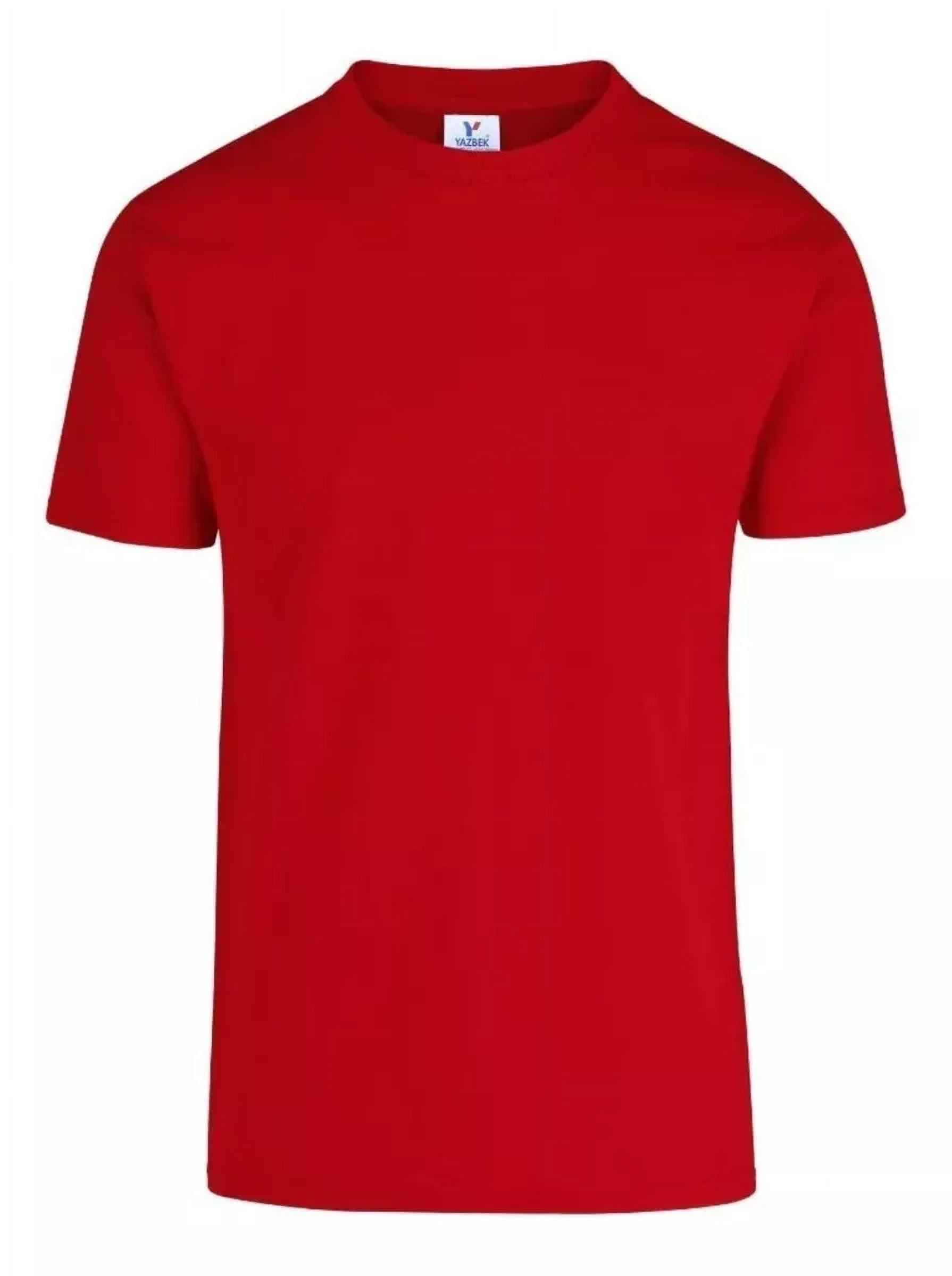 Playera Cuello Redondo Manga Corta Algodón Colores Yazbek