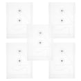 thumbnail image 1 of 5pcs Transparent File Bags Scrapbooking Storage Bags Invoice Bags File Organizers(A6), 1 of 10